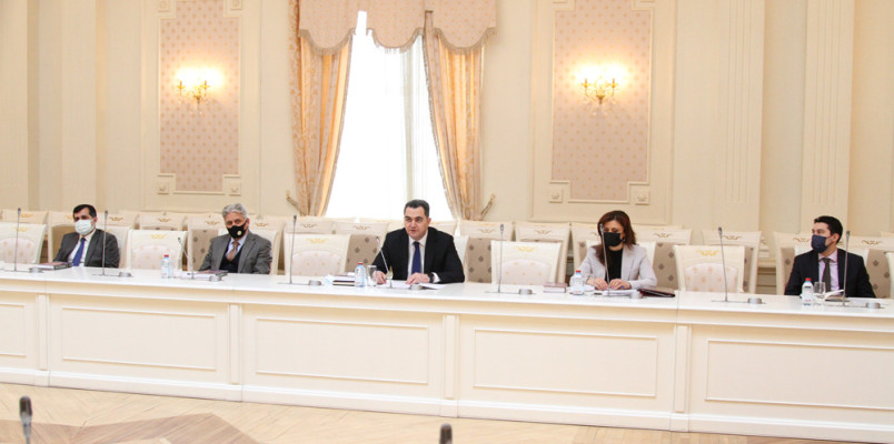 Members of the Board of the Mediation Council and relevant organizations were received at the Supreme Court of the Republic of Azerbaijan