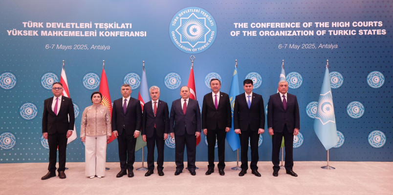 Participation of Inam Karimov in the Conference of Supreme Courts of Turkic States held in Türkiye