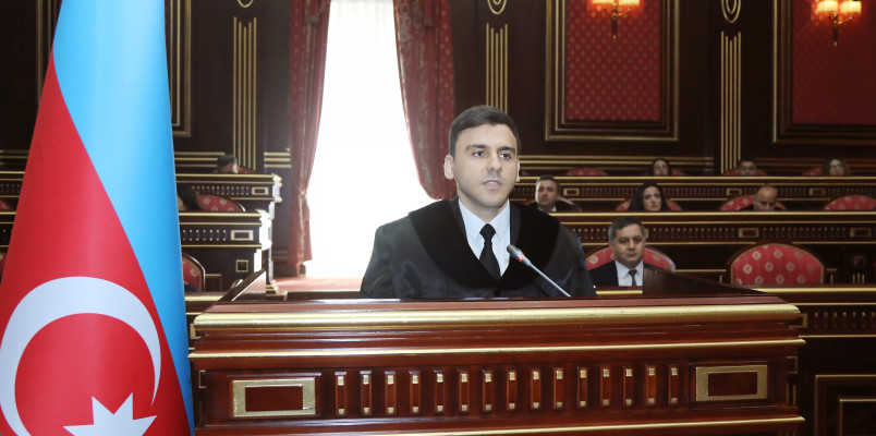 Yeni təyin olunmuş hakimlər Ali Məhkəmədə and içiblər