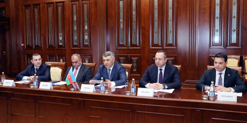 Türkiyə Ali Məhkəməsinin Baş prokuroru Muhsin Şentürkün rəhbərlik etdiyi nümayəndə heyəti ilə görüş keçirilib