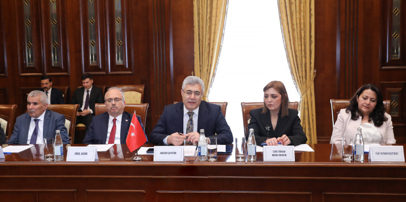 Türkiyə Ali Məhkəməsinin Baş prokuroru Muhsin Şentürkün rəhbərlik etdiyi nümayəndə heyəti ilə görüş keçirilib