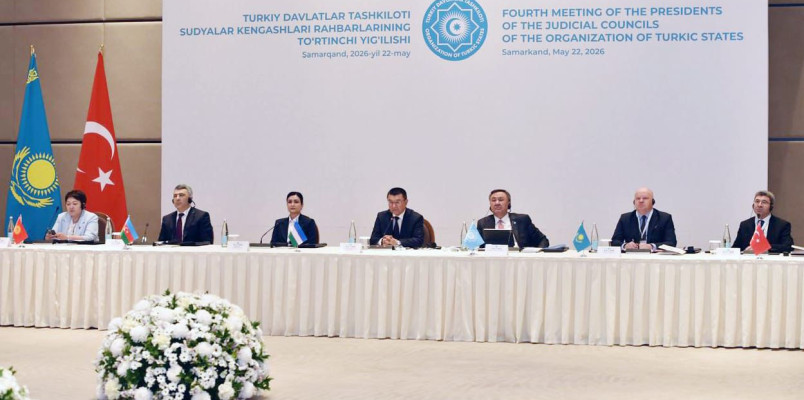 Səmərqənddə Türk Dövlətləri Təşkilatına üzv dövlətlərin Məhkəmə Şuraları Sədrlərinin 4-cü iclası keçirilib