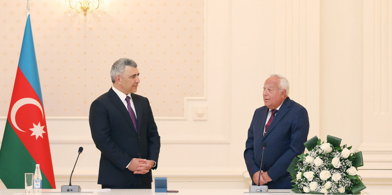 Ali Məhkəmədə hakim Şahin Yusifovun təqaüdə yola salınması münasibətilə tədbir keçirilib