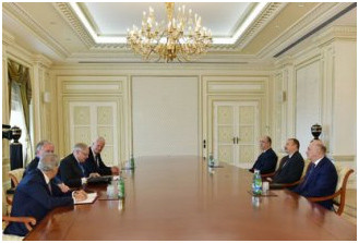1News.az: Президент Ильхам Алиев принял председателя Европейского суда по правам человека - ФОТО