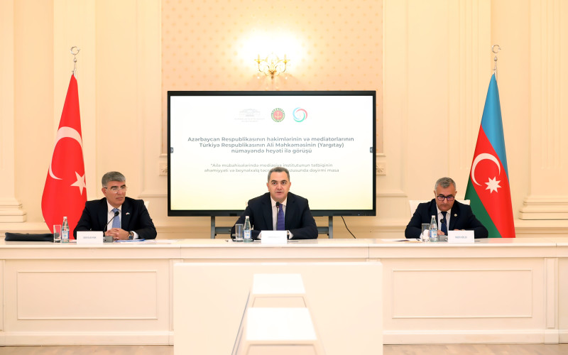 Ali Məhkəmədə “Ailə mübahisələrində mediasiya institutunun tətbiqinin əhəmiyyəti və beynəlxalq təcrübə” mövzusunda dəyirmi masa keçirilib