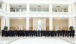 Yeni təyin olunmuş hakimlər Ali Məhkəmədə and içiblər