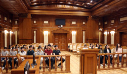 Şagirdlər “Açıq qapı” günü münasibətilə Ali Məhkəmədə olublar