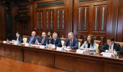 Ali Məhkəmədə Latviya Respublikasının Konstitusiya Məhkəməsinin sədri ilə görüş keçirilib