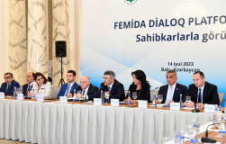 “Femida Dialoq Platforması” çərçivəsində sahibkarlarla görüş keçirilib