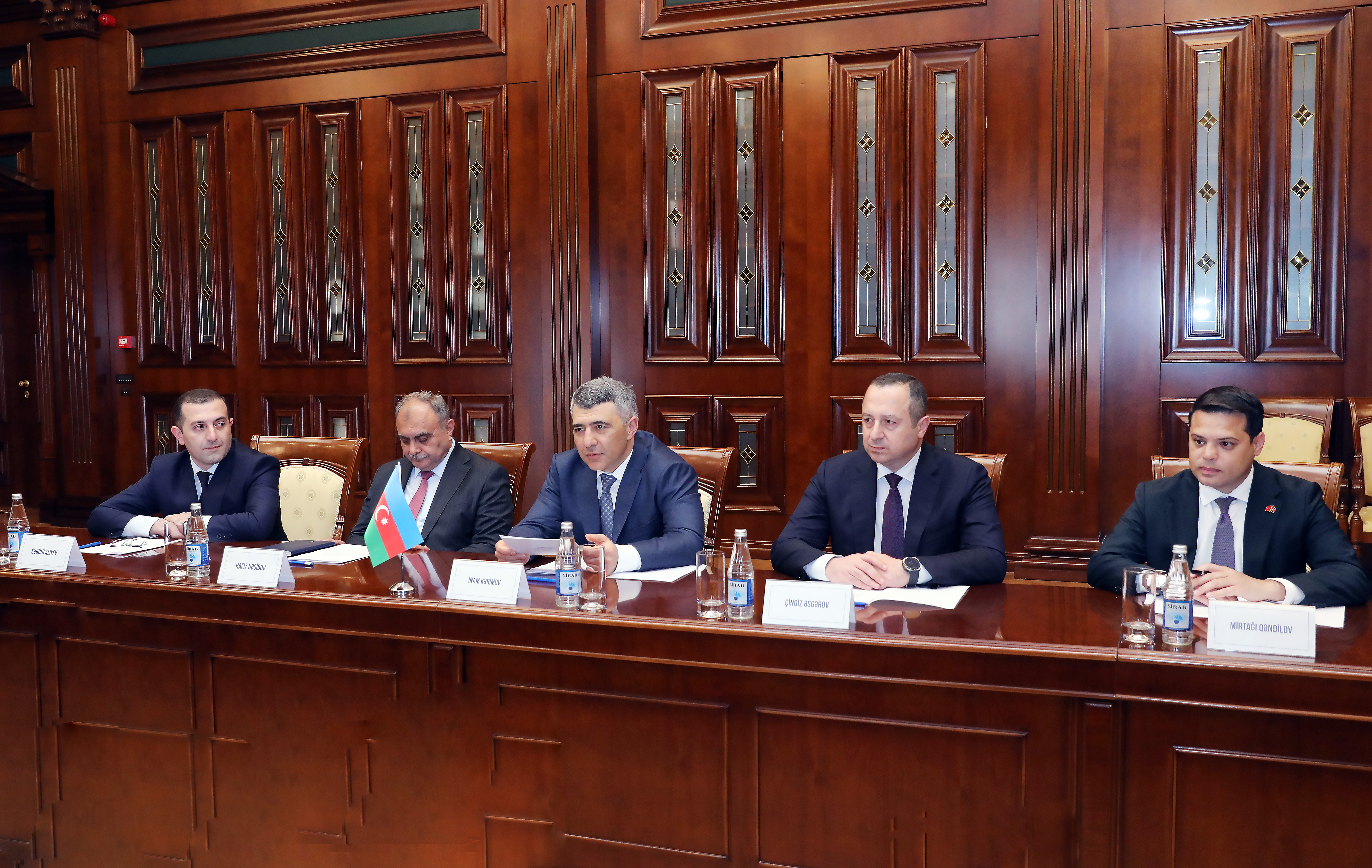 Türkiyə Ali Məhkəməsinin Baş prokuroru Muhsin Şentürkün rəhbərlik etdiyi nümayəndə heyəti ilə görüş keçirilib