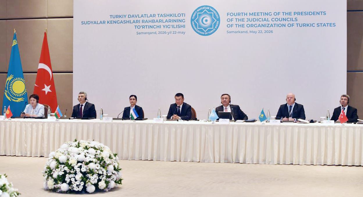 Səmərqənddə Türk Dövlətləri Təşkilatına üzv dövlətlərin Məhkəmə Şuraları Sədrlərinin 4-cü iclası keçirilib